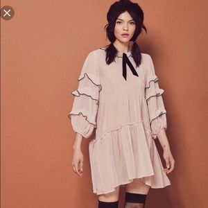 For Love and Lemons Soufflé Ruffle Dress